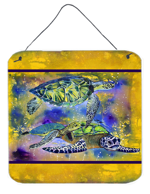 Turtle Aluminium Metal Wall or Door Hanging Prints
