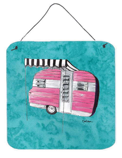 8764DS66 Welcome To The Trailer Aluminium Metal Wall or Door Hanging Prints