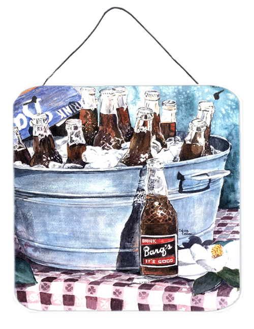 Picture of Carolines Treasures 1003DS66 Barqs And Old Washtub Aluminium Metal Wall or Door Hanging Prints