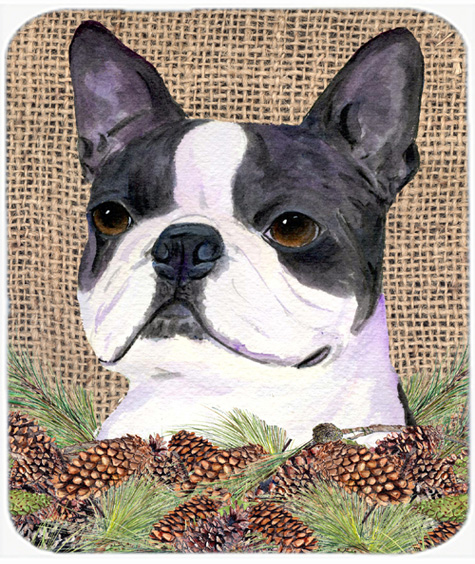 Boston Terrier Mouse Pad, Hot Pad or Trivet