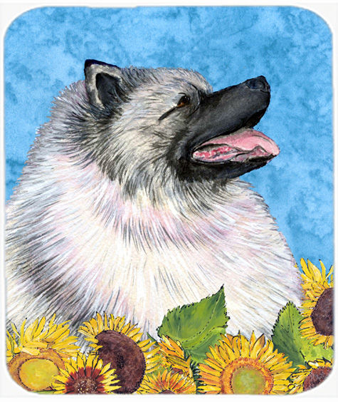 Keeshond Mouse Pad, Hot Pad or Trivet