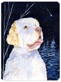 SS8356MP Starry Night Clumber Spaniel Mouse Pad