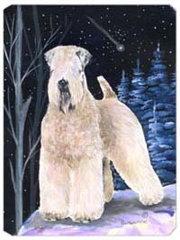 SS8364MP Starry Night Wheaten Terrier Soft Coated Mouse Pad