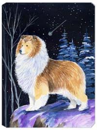 SS8368MP Starry Night Sheltie Mouse Pad