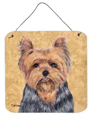 Yorkie Aluminium Metal Wall or Door Hanging Prints