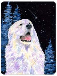 SS8466MP Starry Night Great Pyrenees Mouse Pad