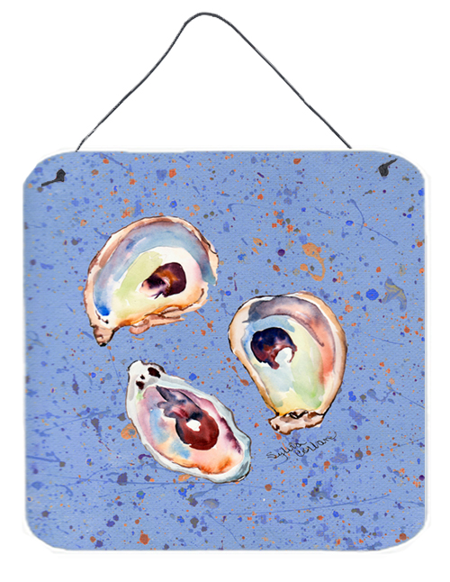 Oyster Aluminium Metal Wall or Door Hanging Prints