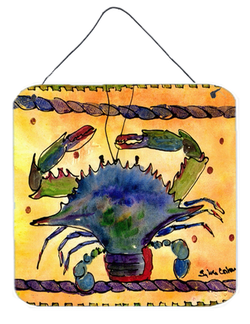 Crab Aluminium Metal Wall or Door Hanging Prints