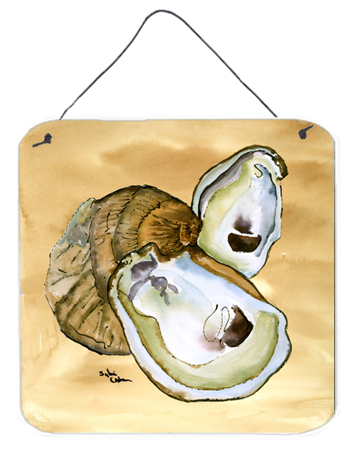Oyster Aluminium Metal Wall or Door Hanging Prints