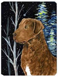 Starry Night Chesapeake Bay Retriever Mouse Pad