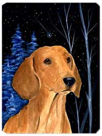 SS8379MP Starry Night Dachshund Mouse Pad
