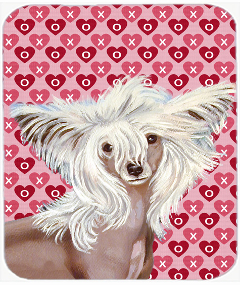 Chinese Crested Hearts Love And Valentines Day Mouse Pad, Hot Pad or Trivet