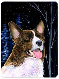 SS8387MP Starry Night Corgi Mouse Pad