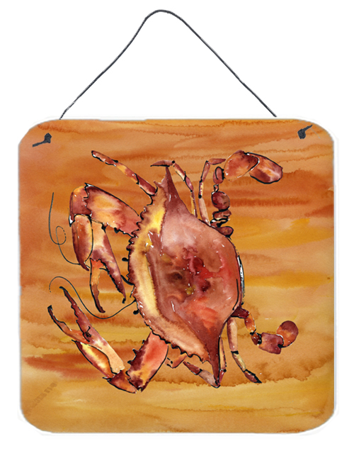 Crab Aluminium Metal Wall or Door Hanging Prints