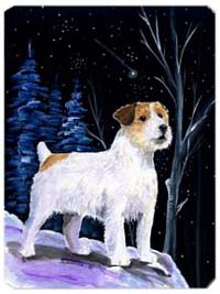 Starry Night Jack Russell Terrier Mouse Pad