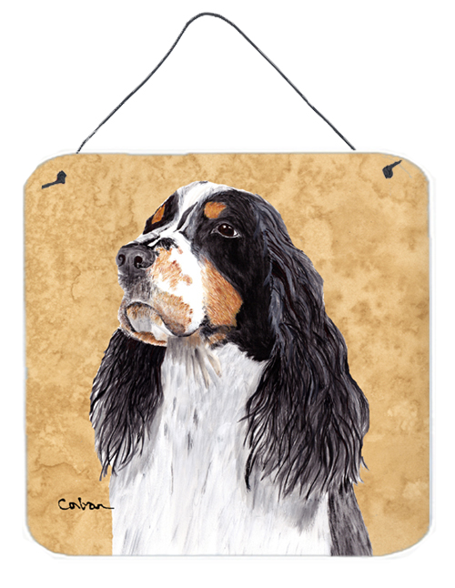 Springer Spaniel Aluminium Metal Wall or Door Hanging Prints