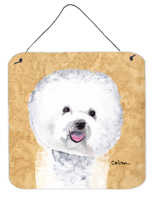 Bichon Frise Aluminium Metal Wall or Door Hanging Prints
