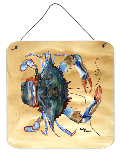 Crab Aluminium Metal Wall or Door Hanging Prints