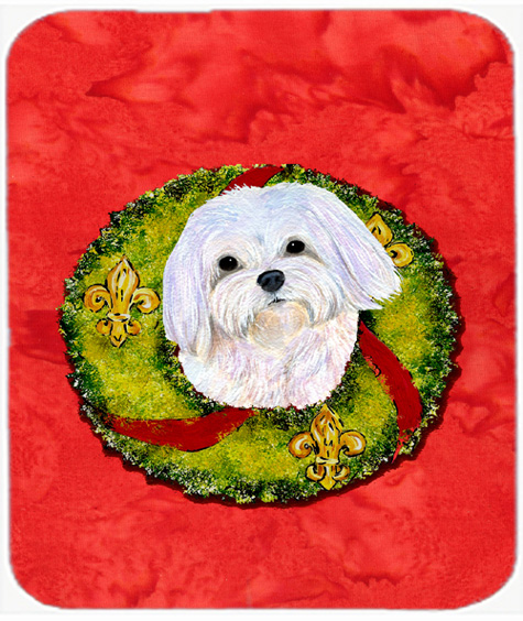 Maltese Mouse Pad, Hot Pad or Trivet