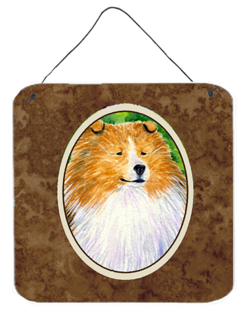 Collie Aluminium Metal Wall or Door Hanging Prints