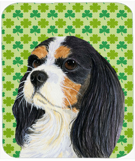 Cavalier Spaniel St. Patricks Day Shamrock Mouse Pad- Hot Pad or Trivet