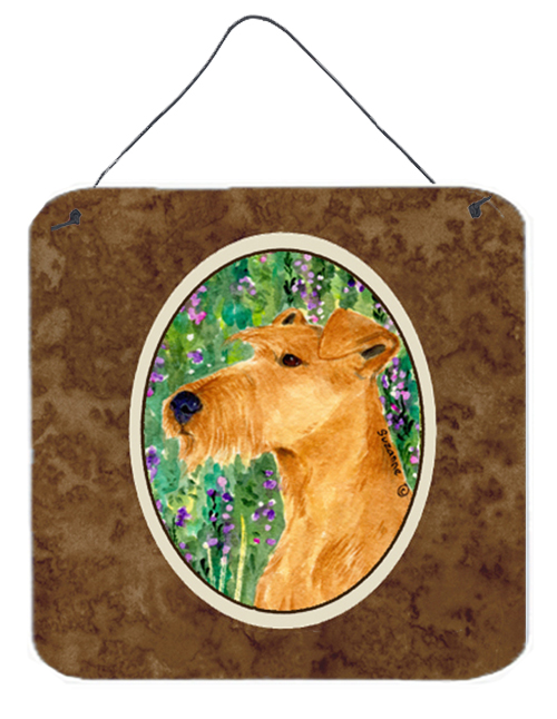 Irish Terrier Aluminium Metal Wall or Door Hanging Prints