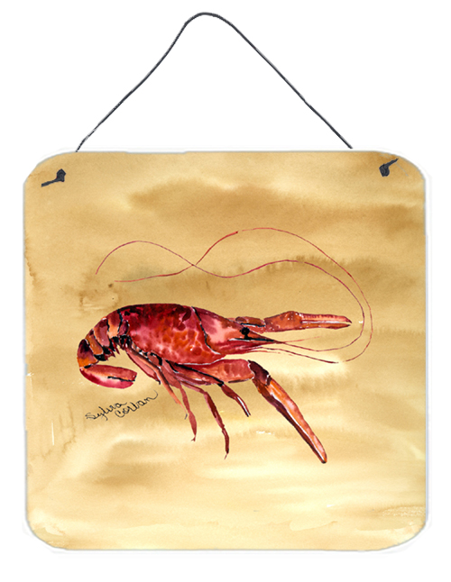 Crawfish Aluminium Metal Wall or Door Hanging Prints