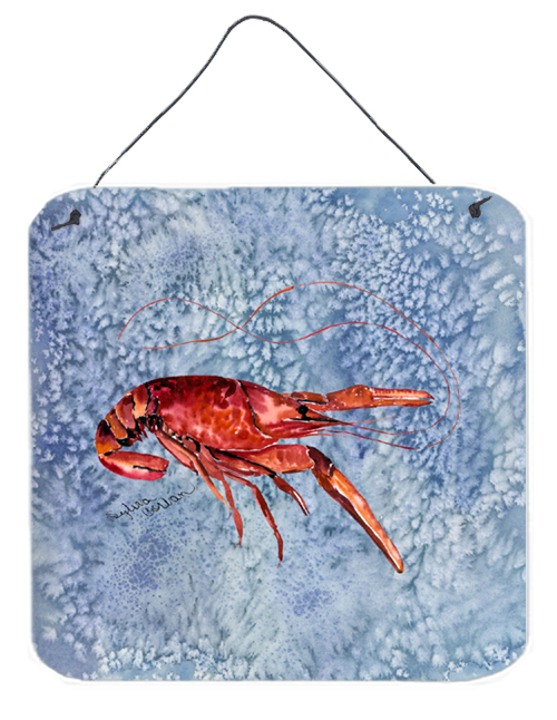 Crawfish Aluminium Metal Wall or Door Hanging Prints