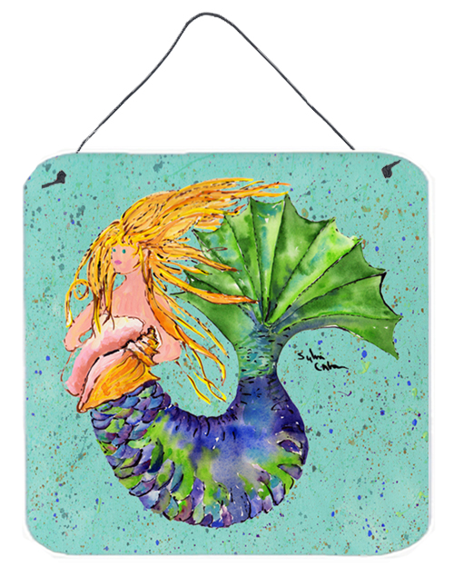 Mermaid Aluminium Metal Wall or Door Hanging Prints