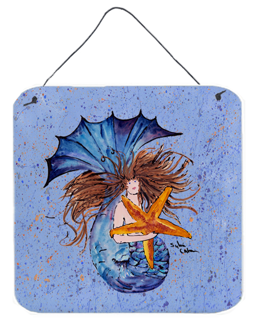Mermaid Aluminium Metal Wall or Door Hanging Prints