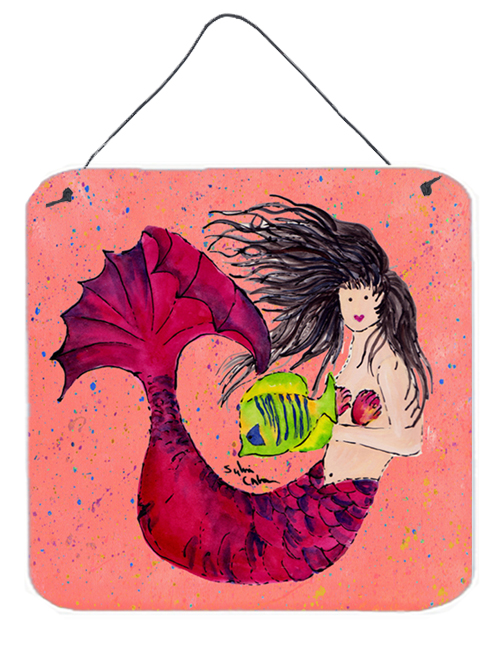 Mermaid Aluminium Metal Wall or Door Hanging Prints