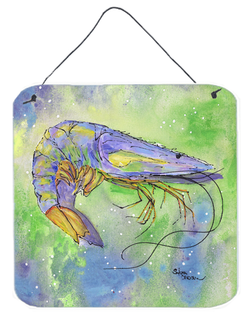 Shrimp Aluminium Metal Wall or Door Hanging Prints