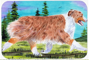 Australian Shepherd Mouse Pad