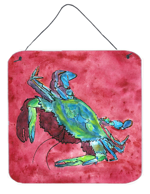Crab Aluminium Metal Wall or Door Hanging Prints