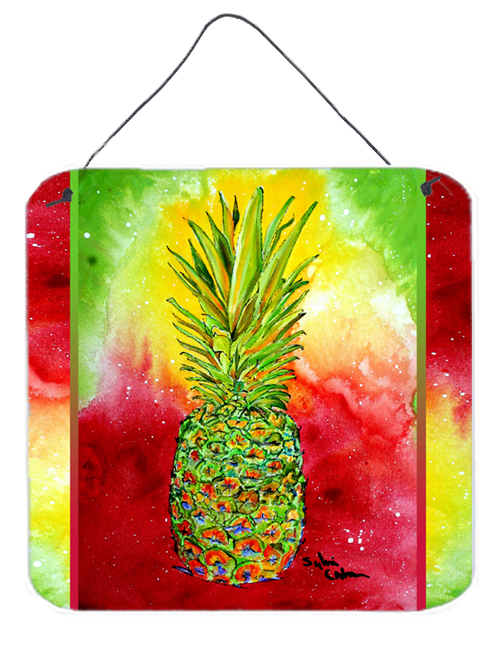 Pineapple Aluminium Metal Wall or Door Hanging Prints