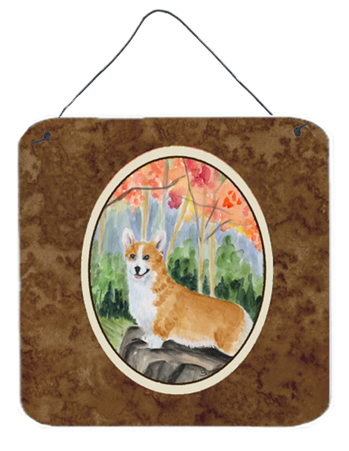 Corgi Aluminium Metal Wall or Door Hanging Prints