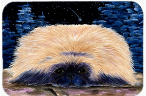 Starry Night Pekingese Mouse Pad