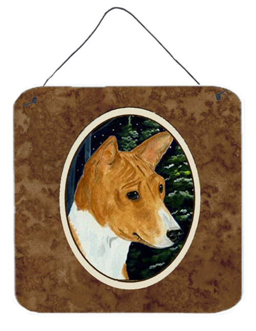 Basenji Aluminium Metal Wall or Door Hanging Prints