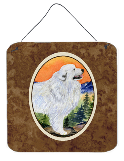 Great Pyrenees Aluminium Metal Wall or Door Hanging Prints