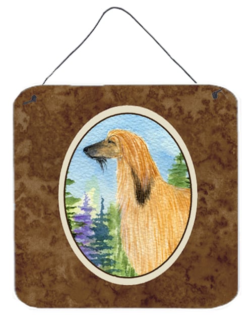 Afghan Hound Aluminium Metal Wall or Door Hanging Prints