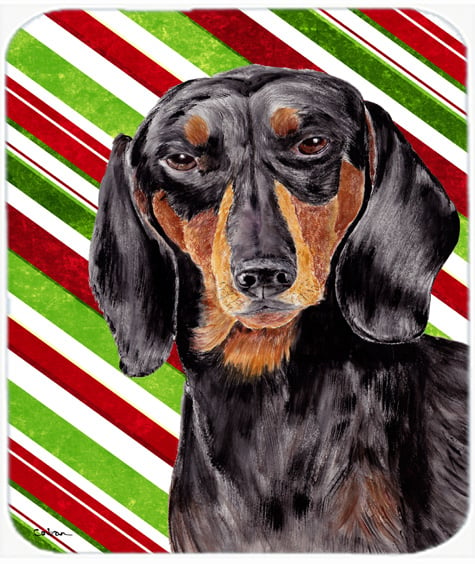 Dachshund Candy Cane Holiday Christmas Mouse Pad, Hot Pad or Trivet -  SkilledPower, SK234892