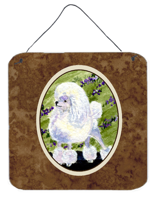 Poodle Aluminium Metal Wall or Door Hanging Prints