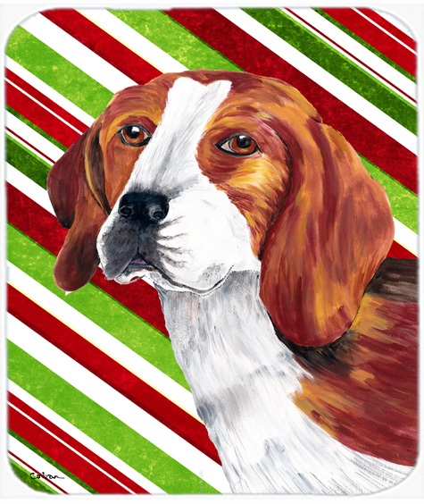 Beagle Candy Cane Holiday Christmas Mouse Pad, Hot Pad or Trivet -  SkilledPower, SK628805