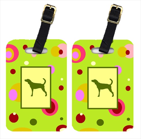 Pair Of 2 Plott Hound Luggage Tags