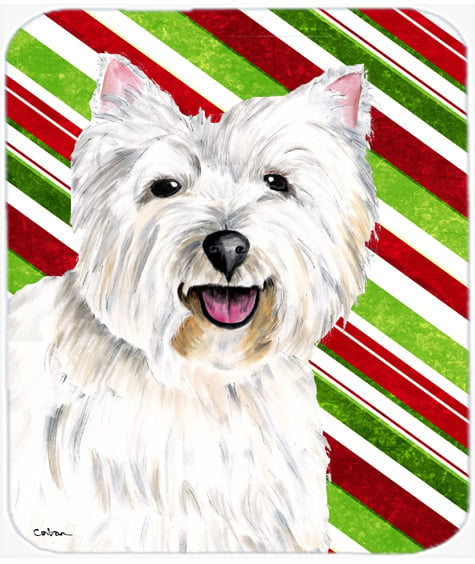 SC9330MP Westie Candy Cane Holiday Christmas Mouse Pad- Hot Pad or Trivet -  Carolines Treasures