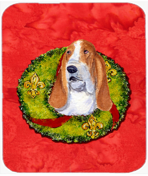 Basset Hound Mouse Pad, Hot Pad or Trivet