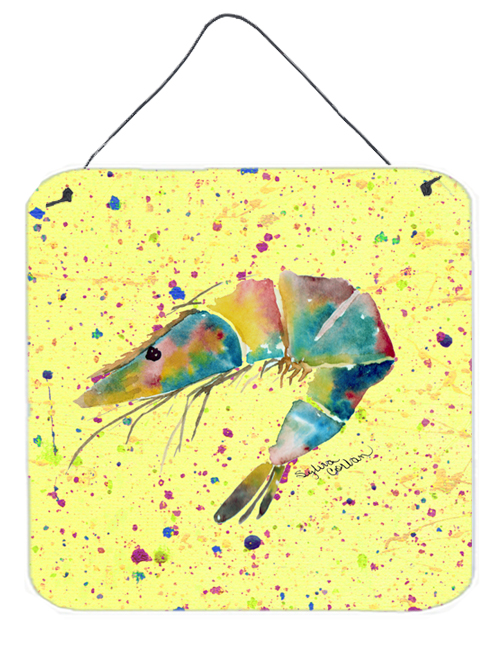 Shrimp Aluminium Metal Wall or Door Hanging Prints