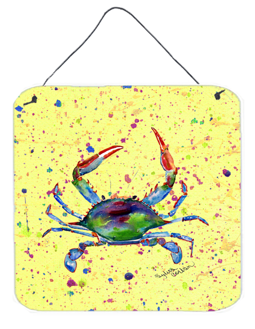 Crab Aluminium Metal Wall or Door Hanging Prints