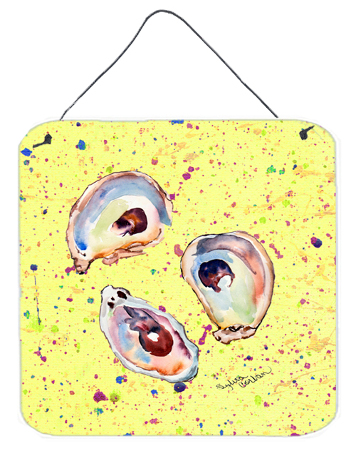 Oyster Aluminium Metal Wall or Door Hanging Prints