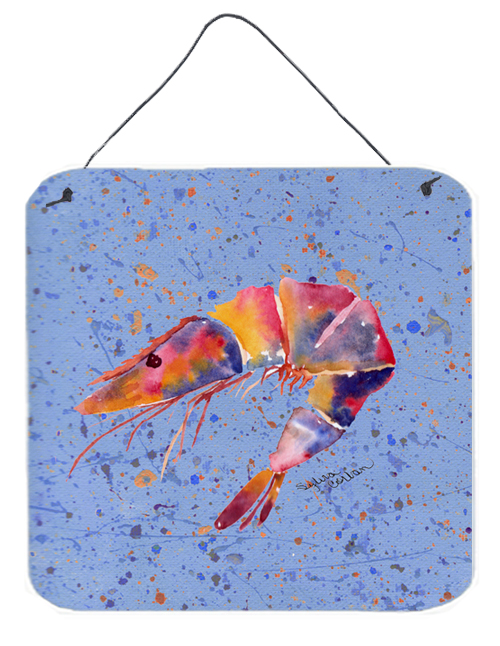 Shrimp Aluminium Metal Wall or Door Hanging Prints